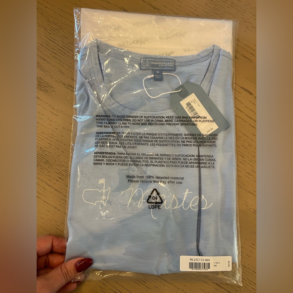 Masters Blue Magnolia Lane Tshirt 2025